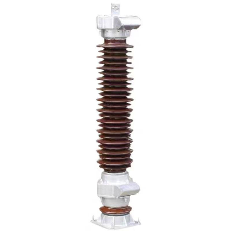 Parafoudre à oxyde métallique de classe de station logé en porcelaine 110kV